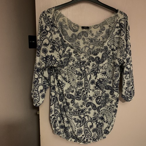 Top donna fantasia blu - donna, e
