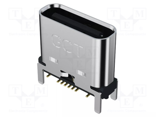 Femmina usb smt pin - smt;, 16