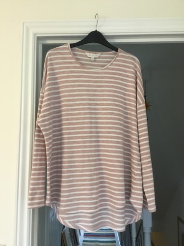 Top donna apricot - "apricot",, righe