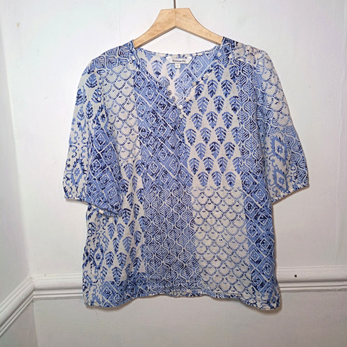 Top donna bonmarche blu - bonmarche, taglia