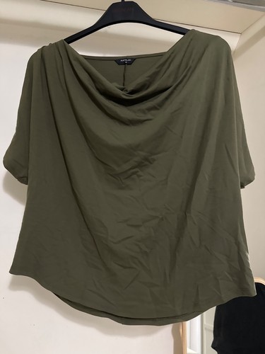 Top verde collo alto mai - verde,