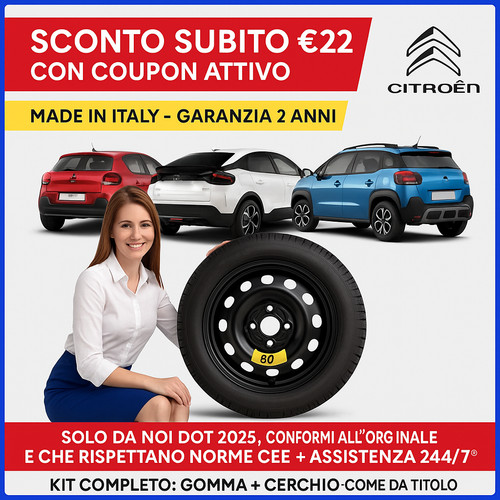 Ruotino scorta citroen - di, 16"