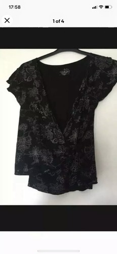 Shirt donna nera top - t-shirt,