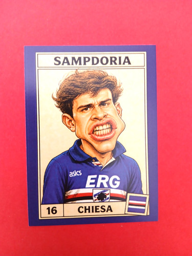 Figurina caricatura calciatori - figurina,